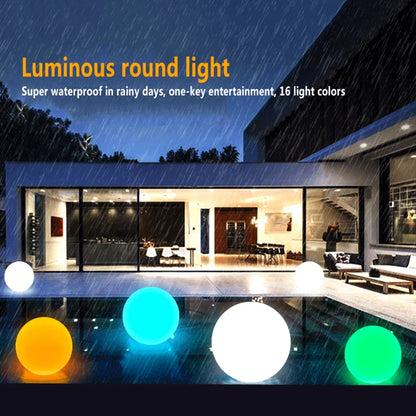 Solar LED Garden Ball Lights Outdoor Christmas Decoration Street Lawn Lamp Rechargeable RGB Swimming Pool Floating Light